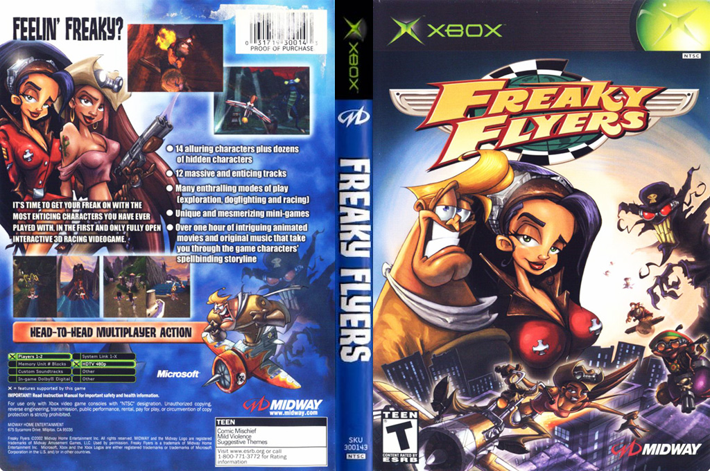 Freaky Flyers — box-texture (US)
