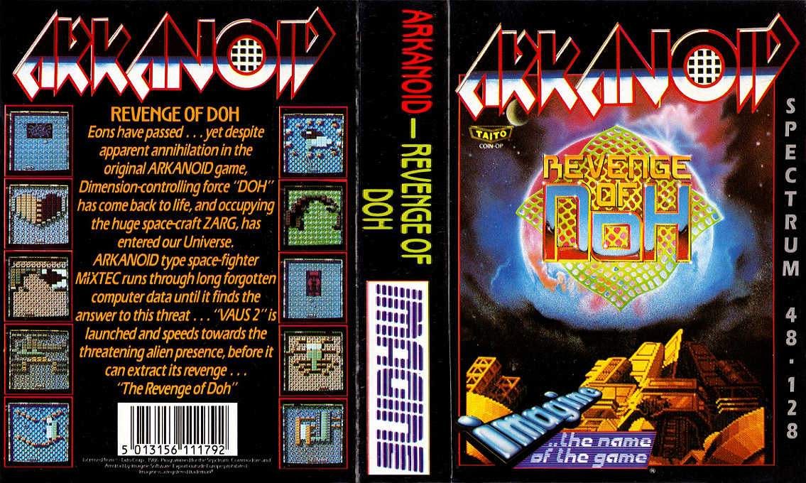 Arkanoid - Revenge Of Doh — box-texture (EU)