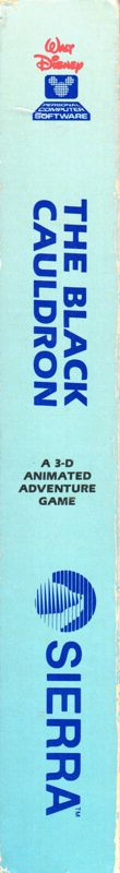 Black Cauldron, The — box-2D-side (US)