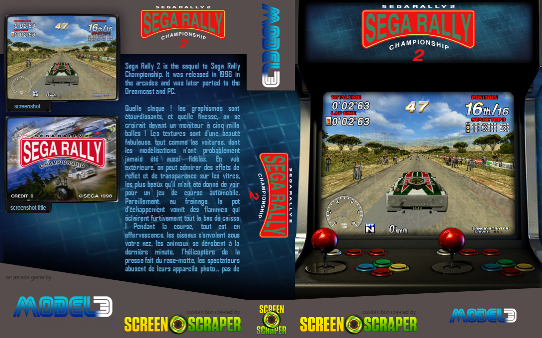 Sega Rally 2 — box-texture (SS)