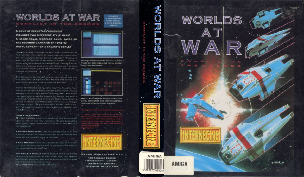 Worlds at War - Conflict in the Cosmos — box-texture (US)