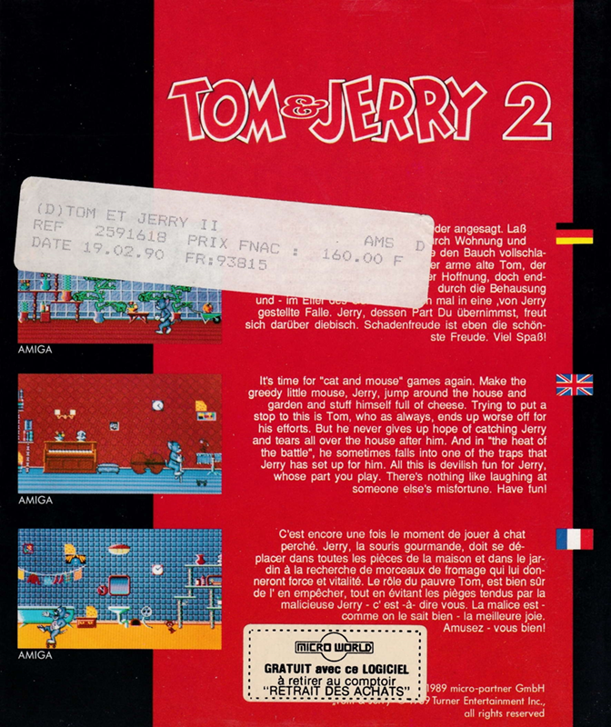Tom And Jerry 2 — box-2D-back (EU)