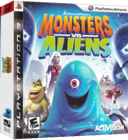 Monsters vs. Aliens — box-3D (US)