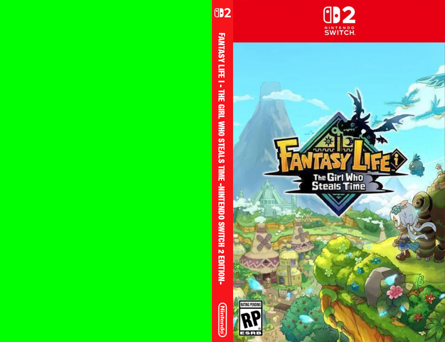 FANTASY LIFE i: The Girl Who Steals Time — box-texture (US)