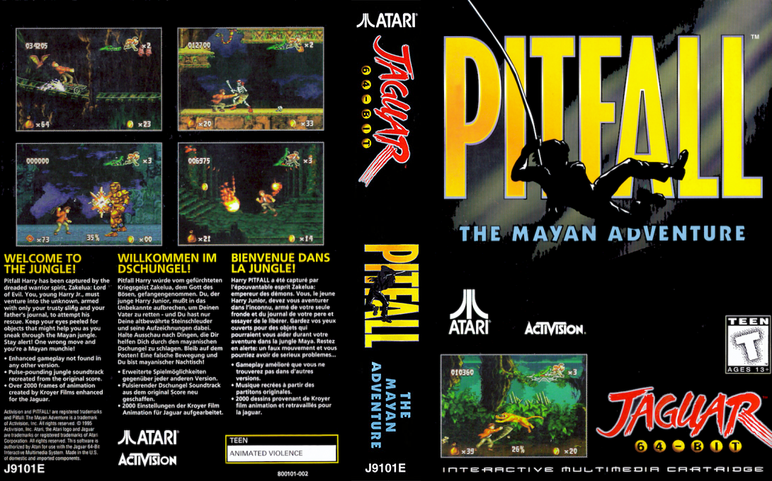 Pitfall - The Mayan Adventure — box-texture (WOR)