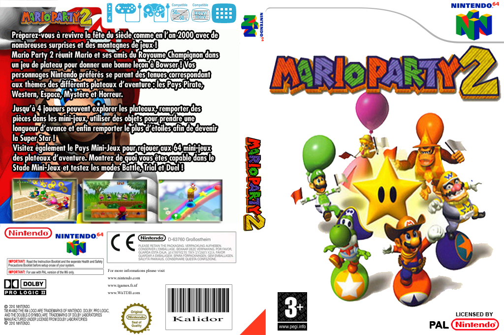 Mario Party 2 — box-texture (FR)