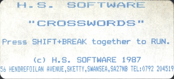 Crosswords — support-texture (CUS)
