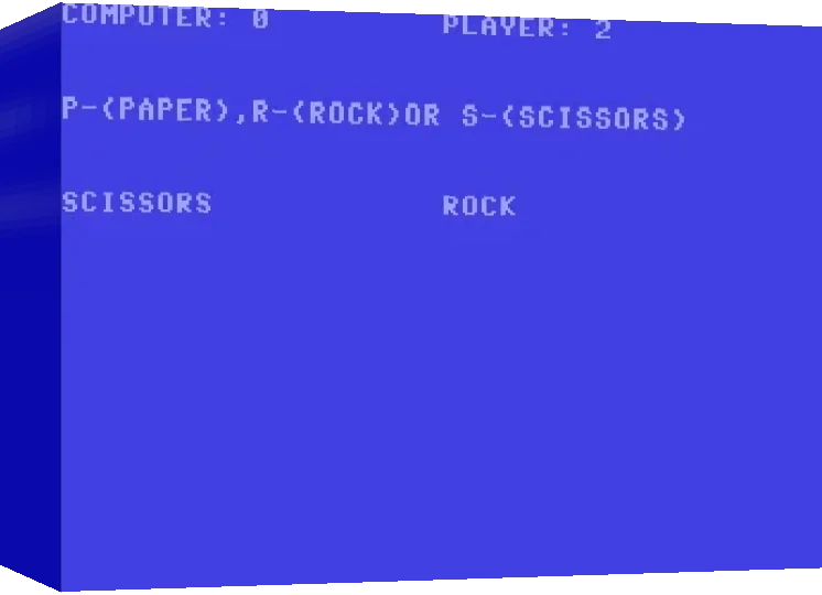 Paper, Rock, Scissors — box-3D (WOR)
