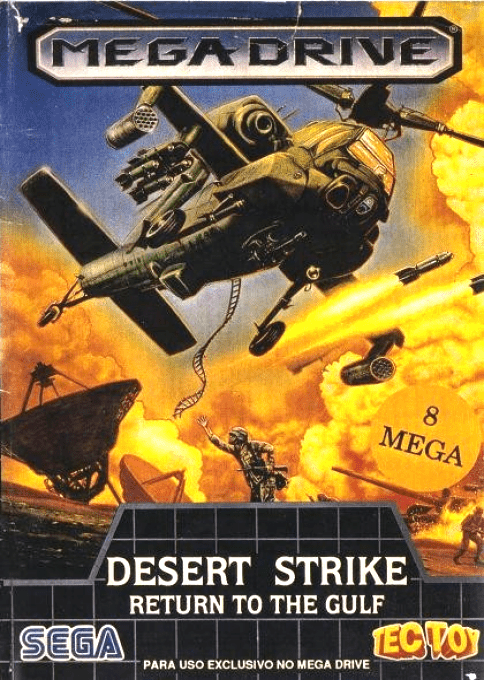 Desert Strike - Return To The Gulf — box-2D (BR)