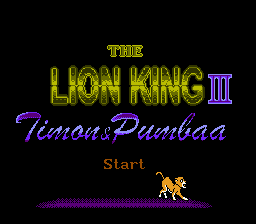 The Lion King III: Timon & Pumbaa — sstitle (WOR)