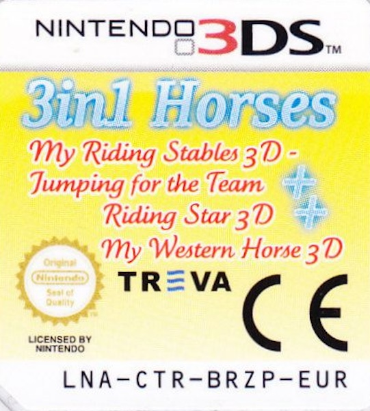 3in1 Horses - My Riding Stables 3D - Jumping for the Team + Riding Star 3D + My Western Horse 3D — support-texture (EU)