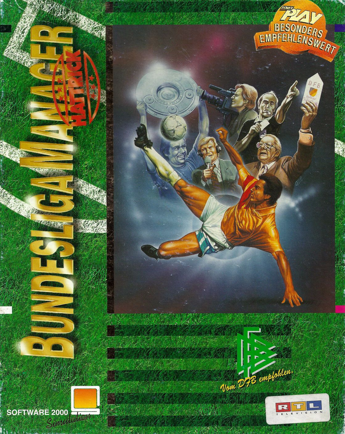 Bundesliga Manager Hattrick box art