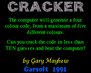 Cracker — sstitle (WOR)