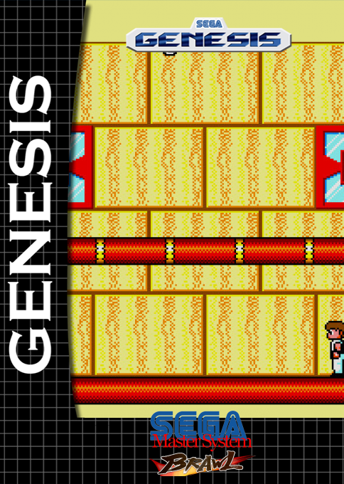 Sega Master System Brawl — box-2D (SS)