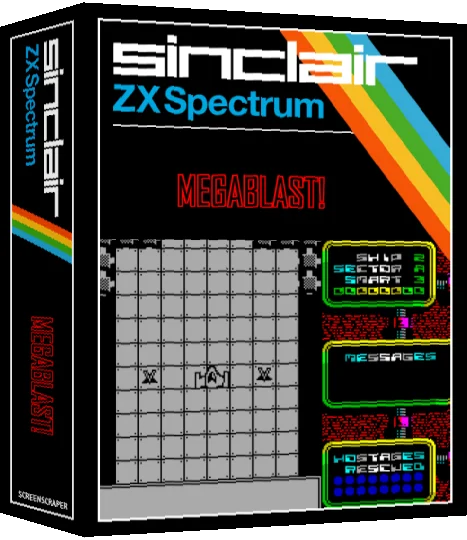 Megablast! — box-3D (SS)