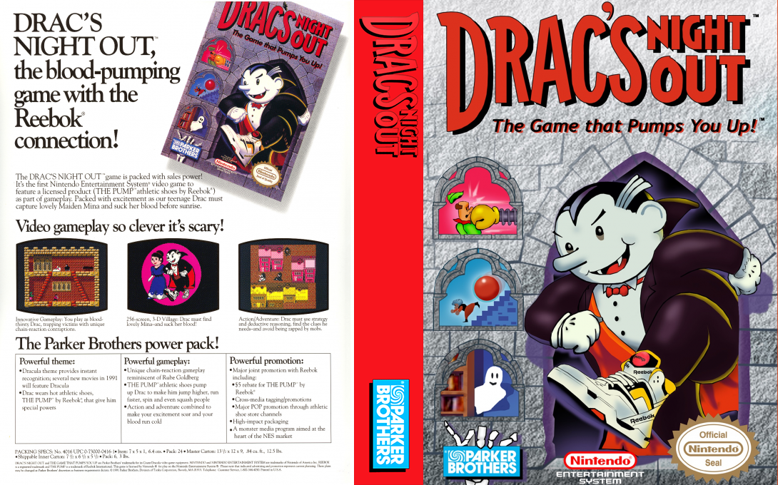 Drac's Night Out — box-texture (US)