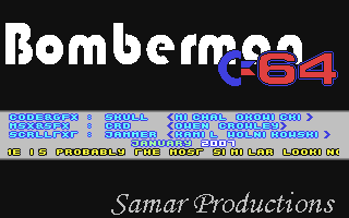 Bomberman C64 — sstitle (WOR)