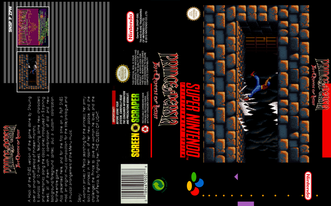 Prince of Persia : The Queen of Light — box-texture (SS)