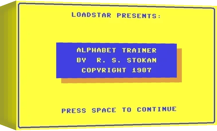 Alphabet Trainer — box-3D (WOR)