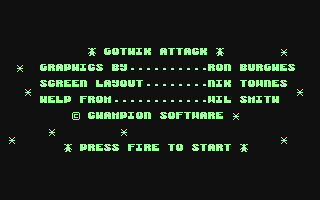 Gothik Attack — sstitle (WOR)