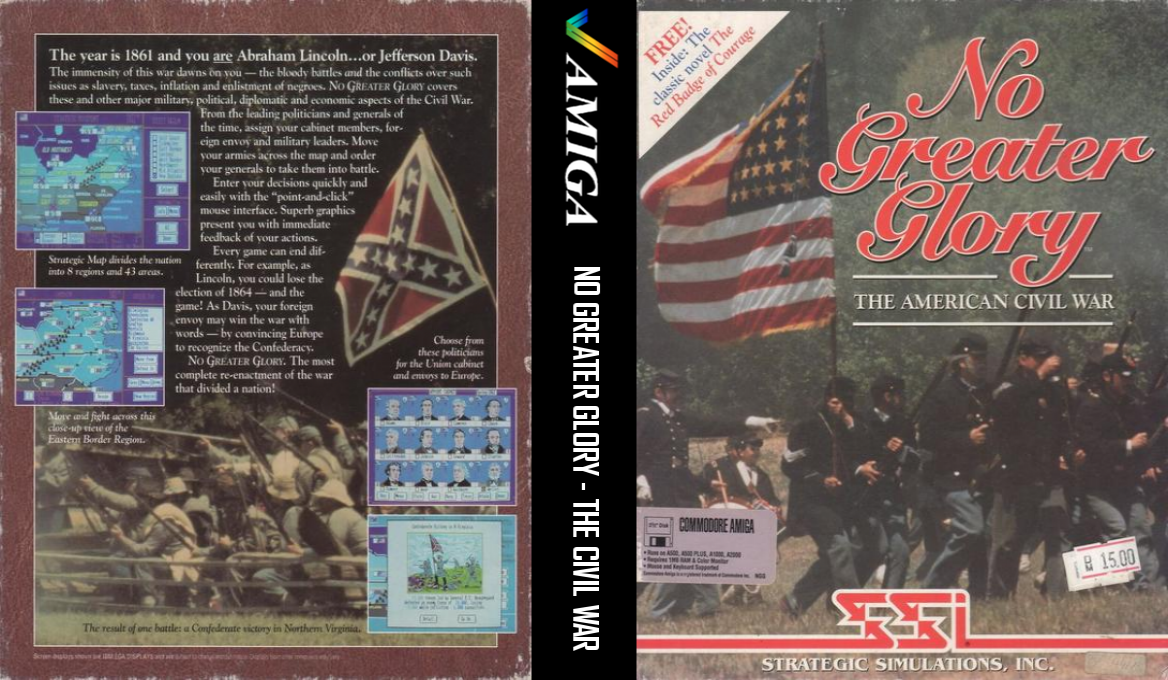 No Greater Glory - The American Civil War — box-texture (US)