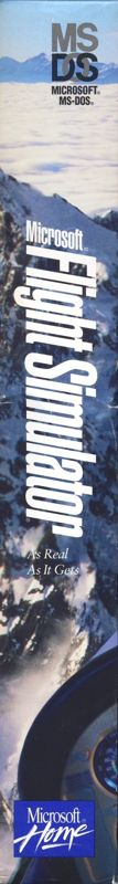 Microsoft Flight Simulator 5.0 — box-2D-side (FR)