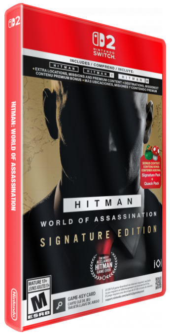 Hitman - World of Assassination — box-3D (US)