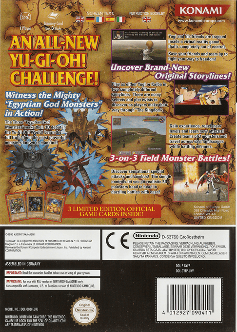 Yu-Gi-Oh! Falsebound Kingdom - Kyokou ni Tozasareta Oukoku — box-2D-back (EU)