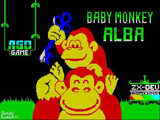 Baby Monkey Alba — sstitle (WOR)
