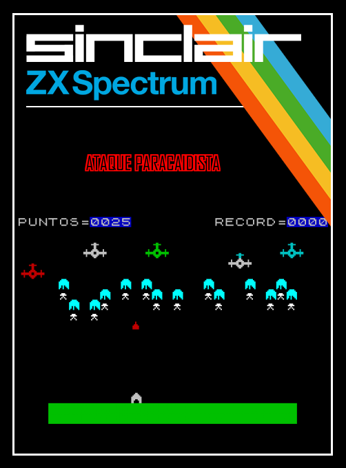 Ataque Paracaidista box art