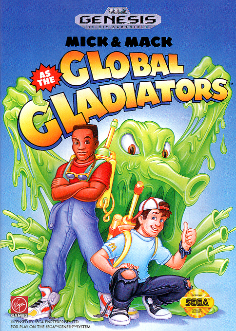 Mick And Mack As The Global Gladiators box art