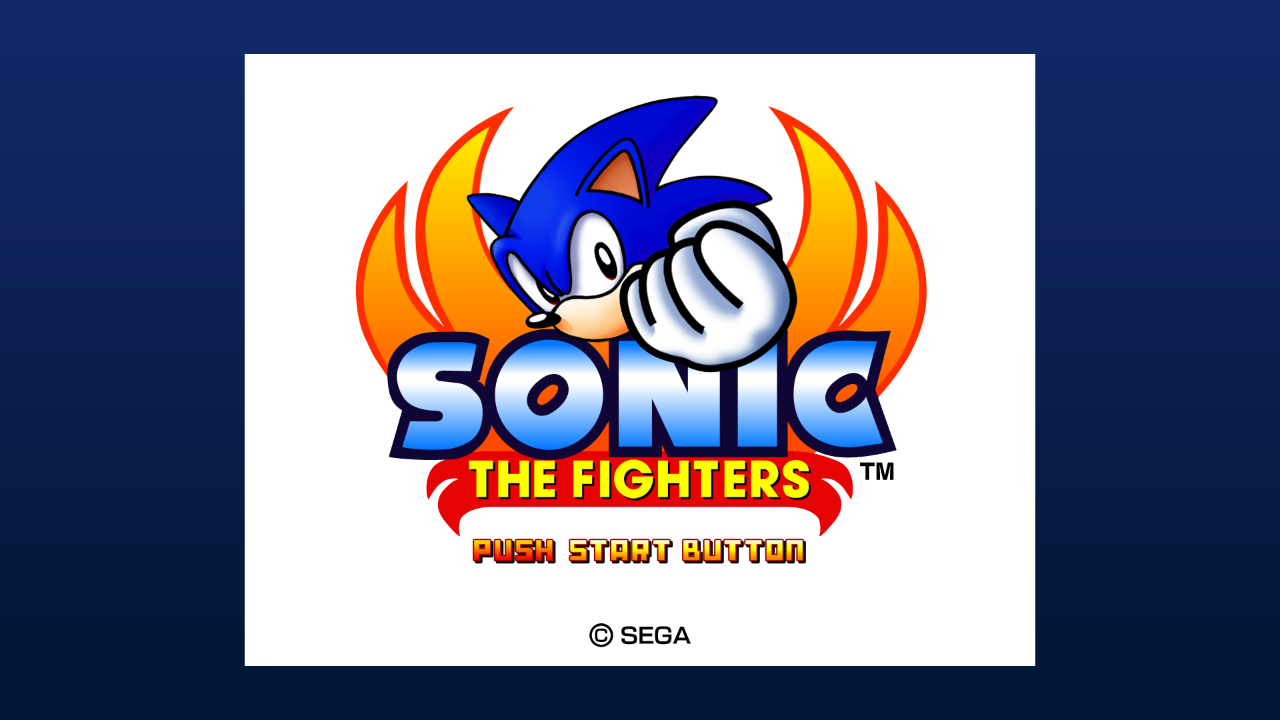 Sonic the Fighters — sstitle (US)