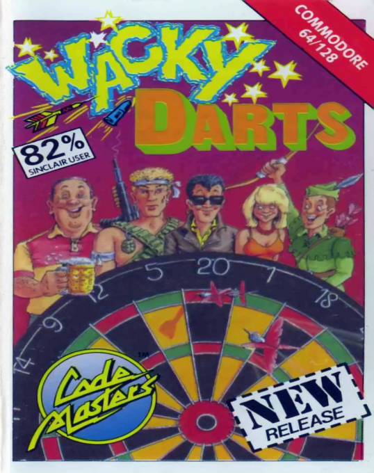 Wacky Darts box art