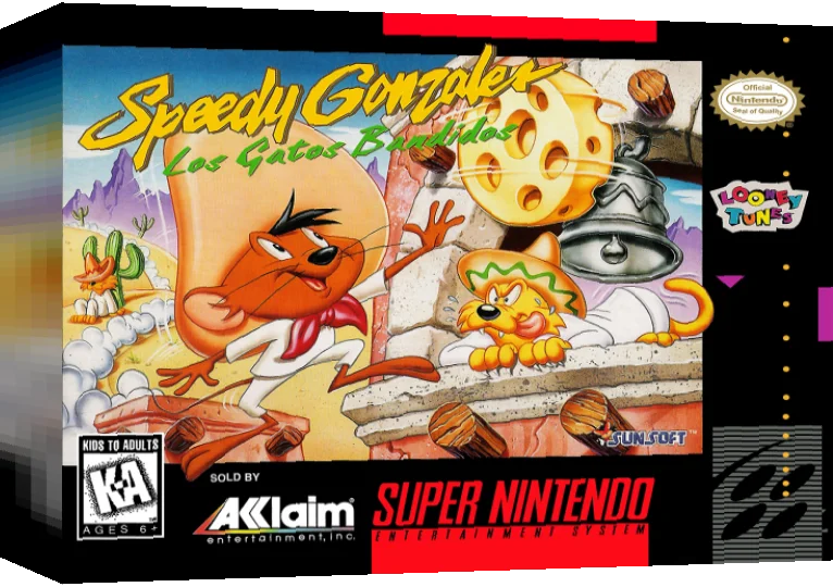 Speedy Gonzales in Los Gatos Bandidos — box-3D (US)