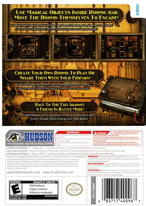 Rooms - The Main Building — box-2D-back (US)