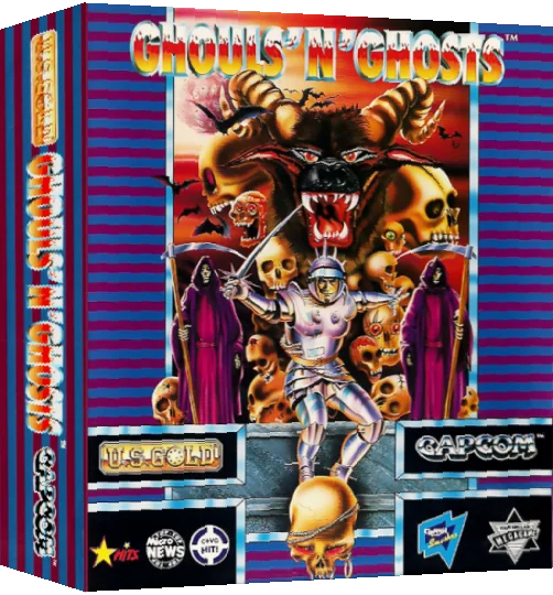 Ghouls 'n' Ghosts + Venus - The Flytrap — box-3D (EU)