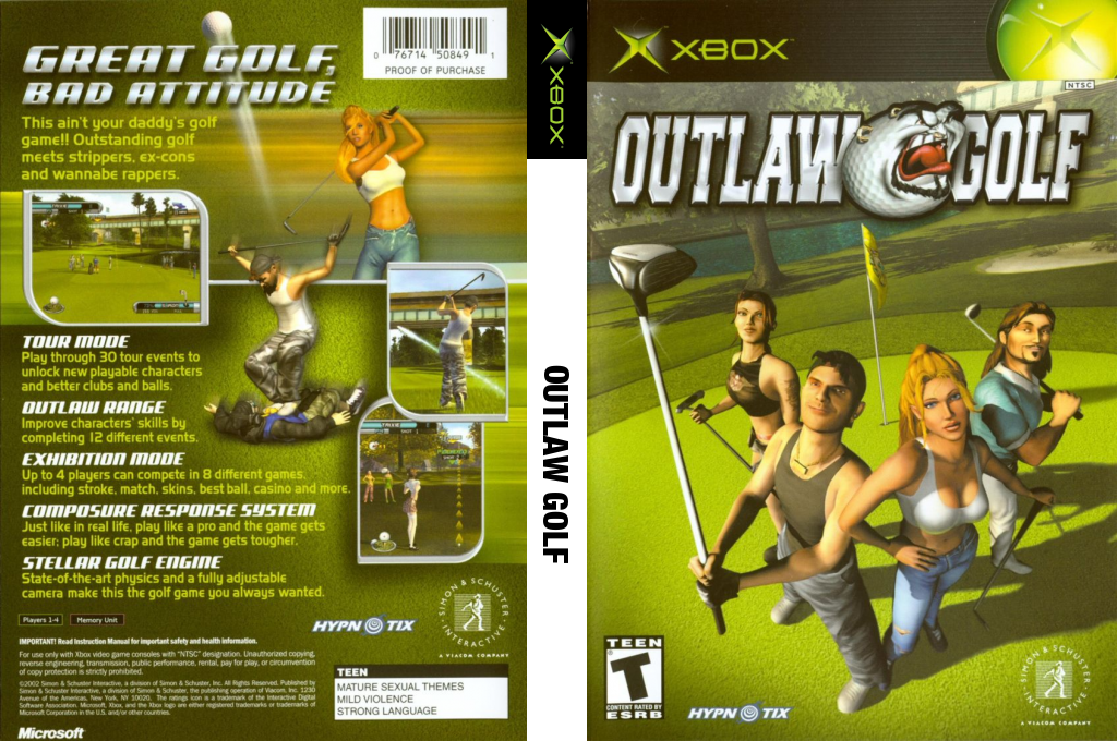 Outlaw Golf — box-texture (US)