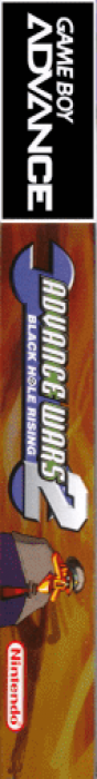 Advance Wars 2 - Black Hole Rising — box-2D-side (US)