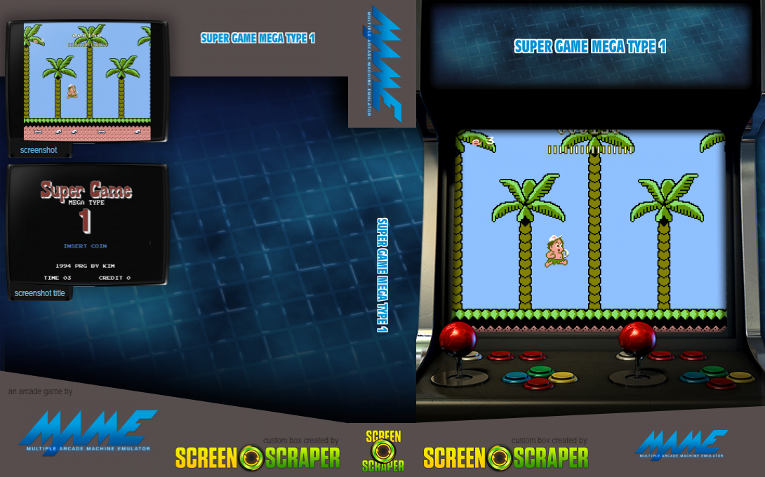 Super Game Mega Type 1 — box-texture (SS)