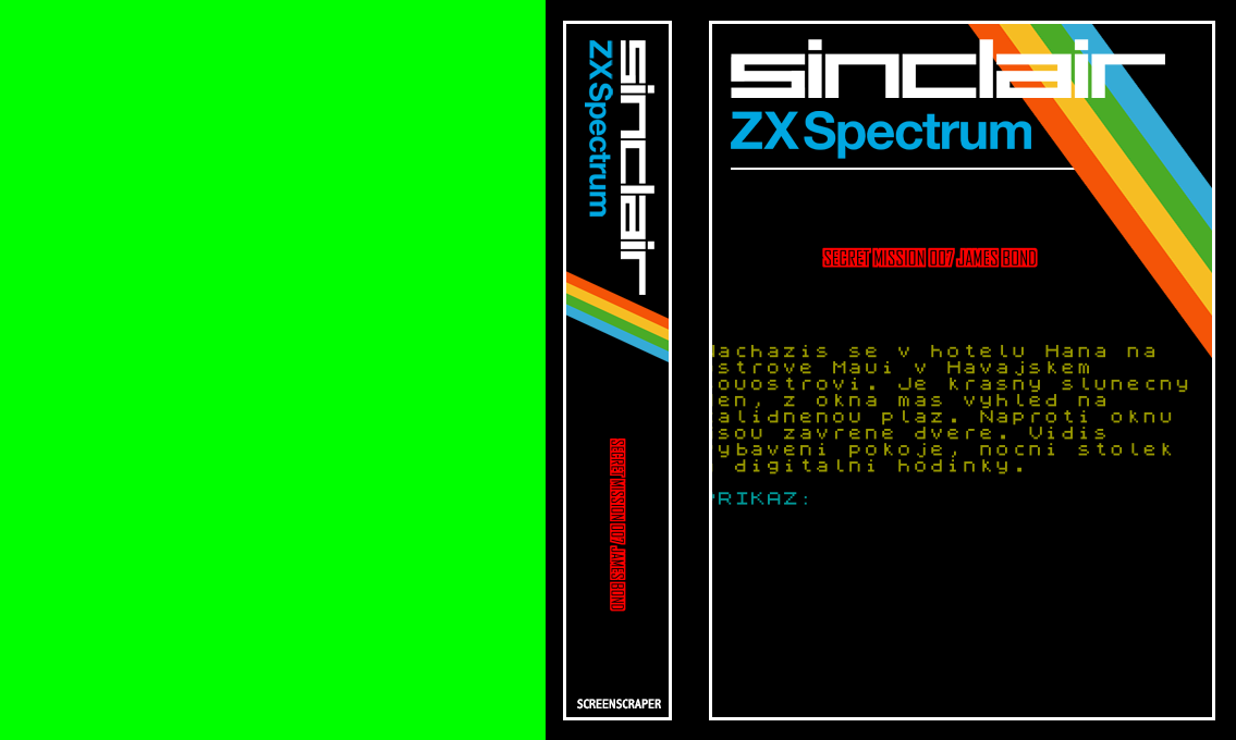 Secret Mission 007 James Bond — box-texture (SS)