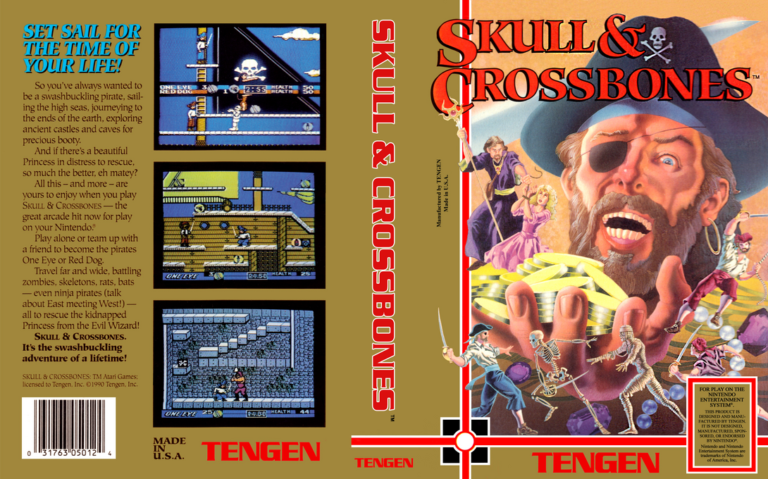 Skull And Crossbones — box-texture (US)