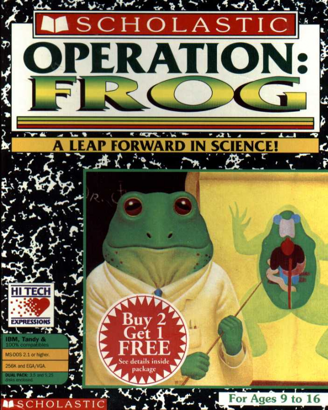 Operation - Frog box art
