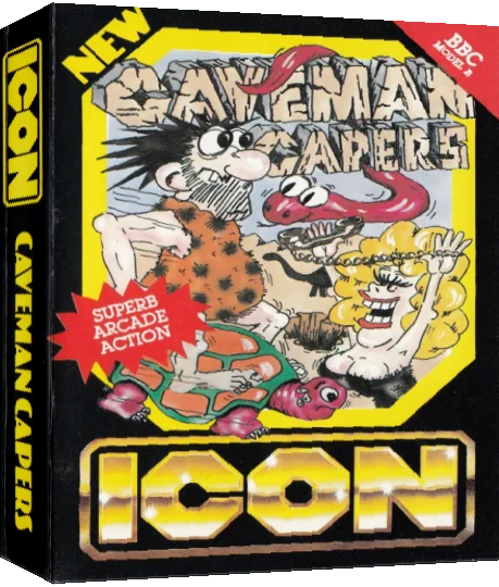 Caveman Capers — box-3D (EU)