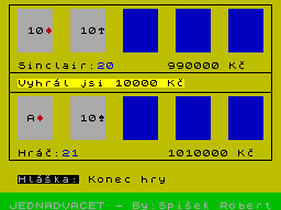 Jednadvacet — ss (WOR)