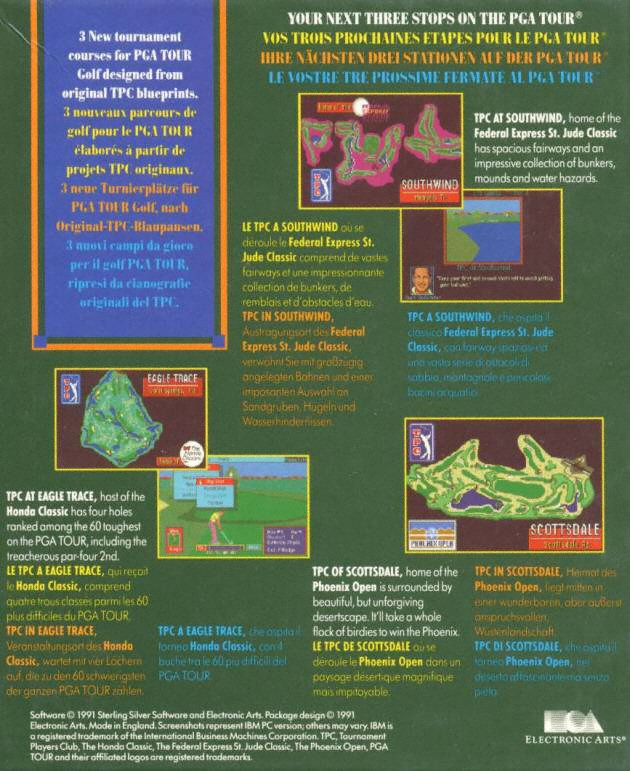 PGA Tour Golf — box-2D-back (WOR)