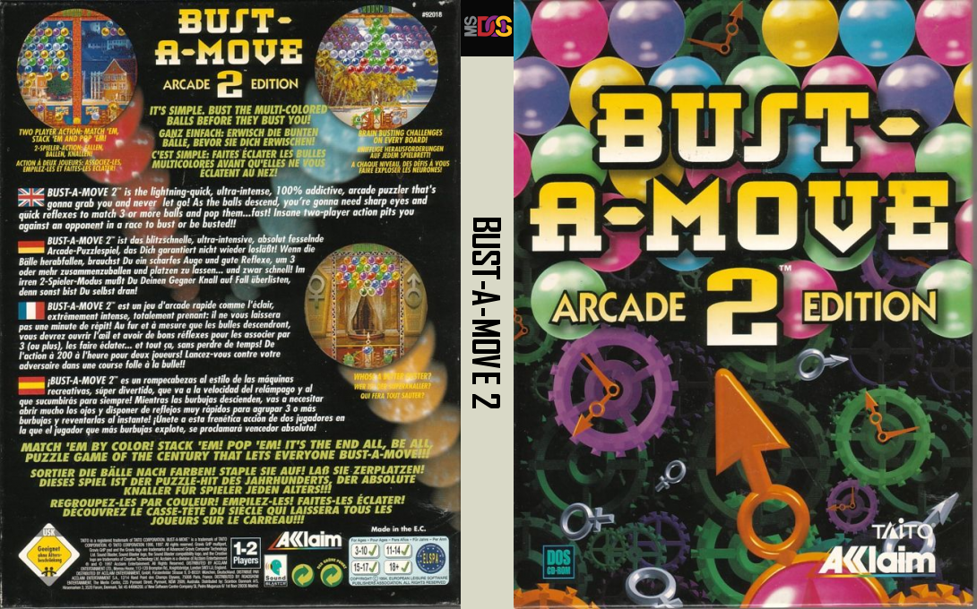 Bust-A-Move 2 - Arcade Edition — box-texture (EU)