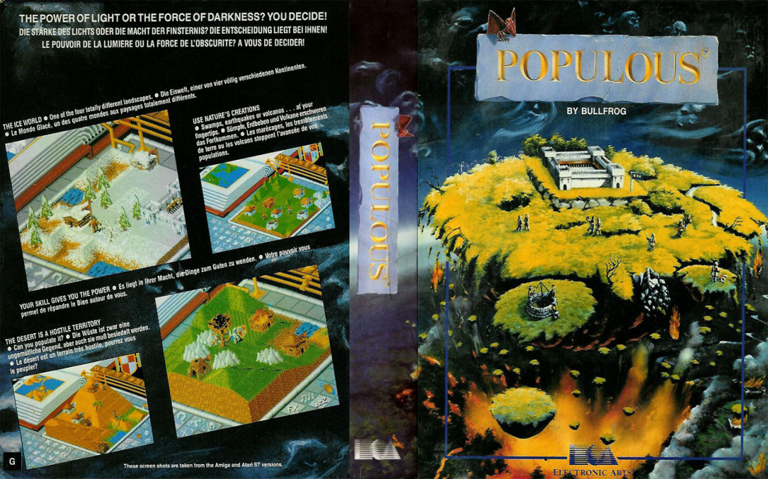 Populous - The Promised Lands — box-texture (EU)