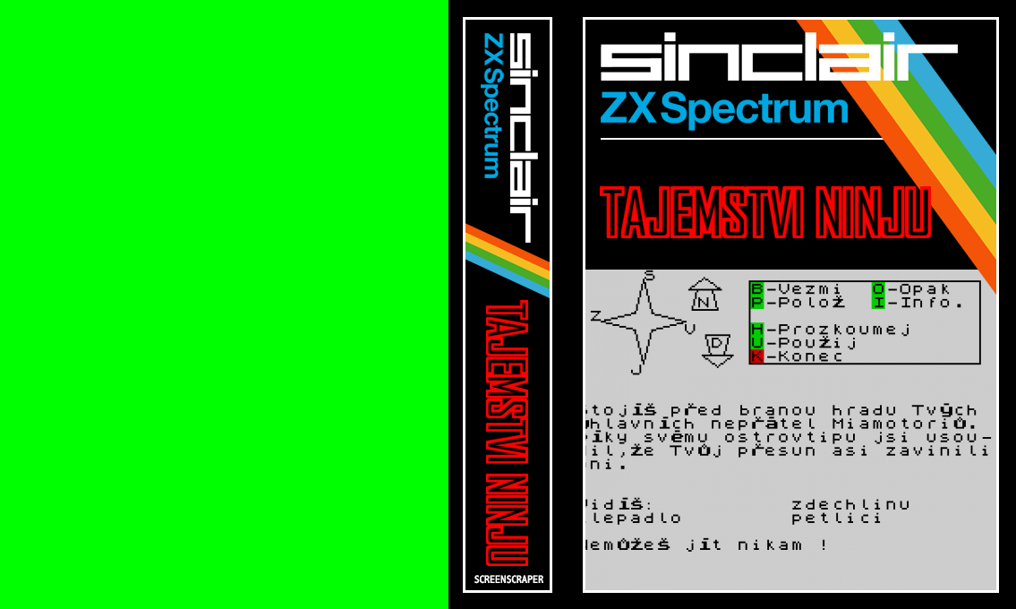 Tajemství ninjů — box-texture (SS)