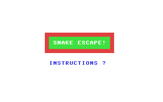 Snake Escape! — sstitle (WOR)