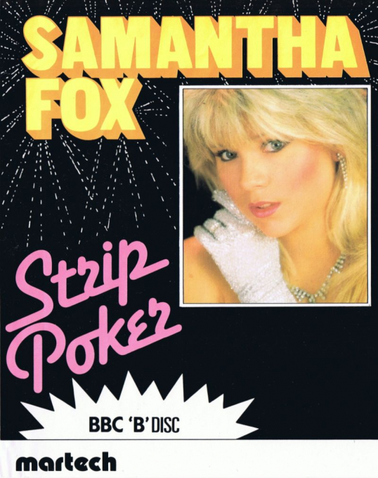 Samantha Fox Strip Poker box art